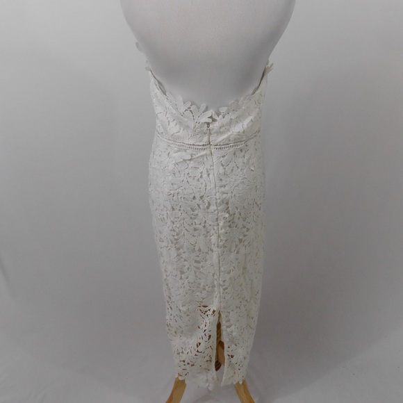 Lulu’s Divine Destiny White Lace Midi Dress - Picture 5 of 7